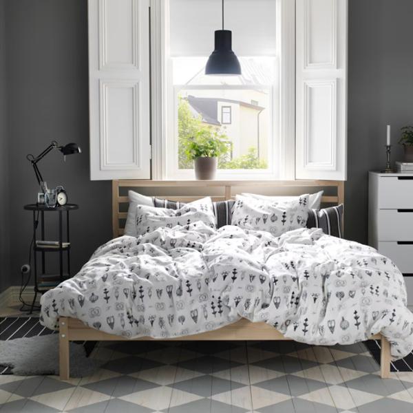 Pat Ikea Tarva/Lindbaden 160 x 200 cm / Masiv / Wood photo 4