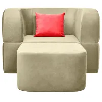 Fotoliu Edka Vega Beige Beige