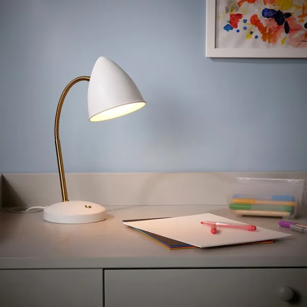Настольная лампа Ikea Isnalen Белый photo 2 Настольная лампа Ikea Isnalen Белый photo 2