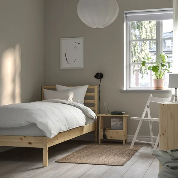 Кровать Ikea Tarva/Lindbaden 90 x 200 см / Массив / Wood photo 3