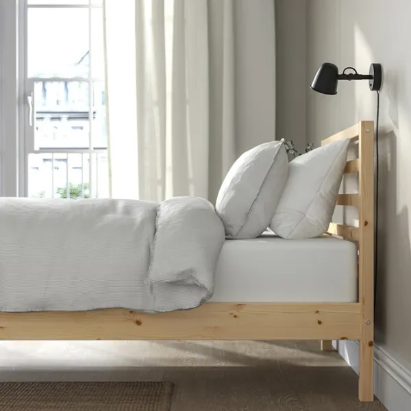 Кровать Ikea Tarva/Lindbaden 90 x 200 см / Массив / Wood photo 4