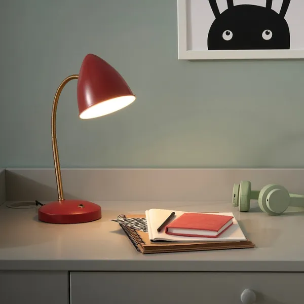 Настольная лампа Ikea Isnalen Красный photo 4 Настольная лампа Ikea Isnalen Красный photo 4