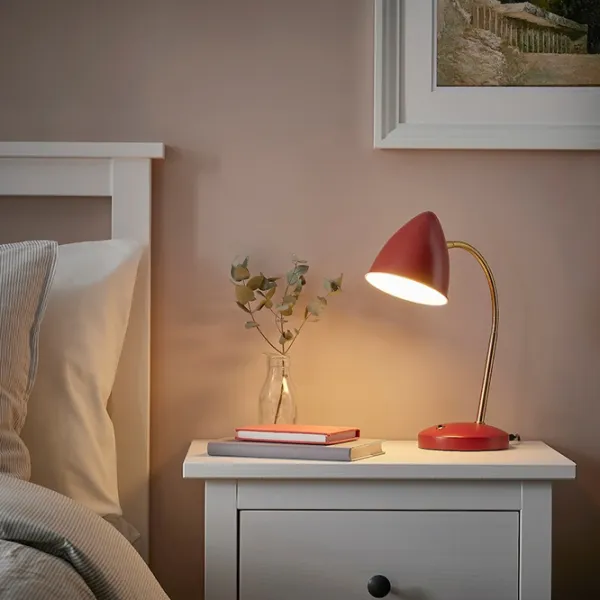 Настольная лампа Ikea Isnalen Красный photo 5 Настольная лампа Ikea Isnalen Красный photo 5