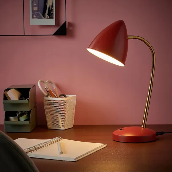 Настольная лампа Ikea Isnalen Красный photo 6 Настольная лампа Ikea Isnalen Красный photo 6