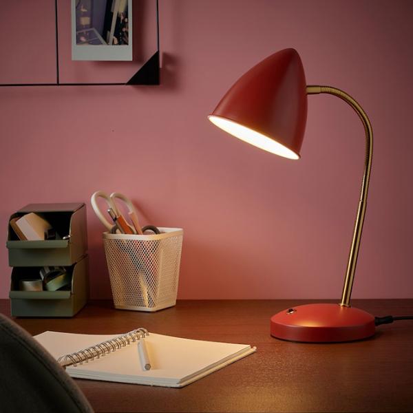 Настольная лампа Ikea Isnalen Красный photo 6 Настольная лампа Ikea Isnalen Красный photo 6