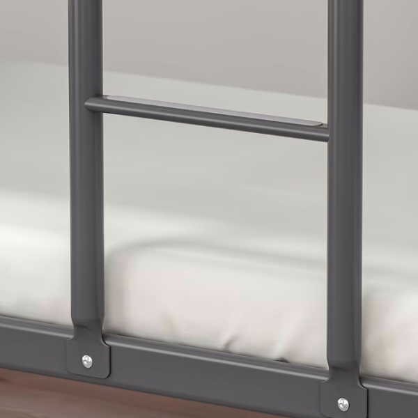 Детская кровать Ikea Tuffing 90 x 200 см / Металл / Серый photo 4