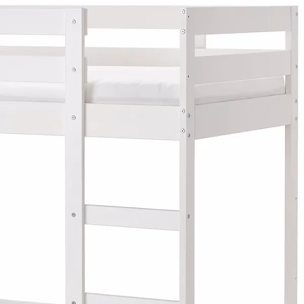 Pat pentru copii Ikea Mydal 90 x 200 cm / Masiv / White photo 4