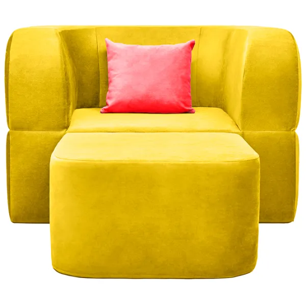 Fotoliu Edka Vega  Yellow photo 1