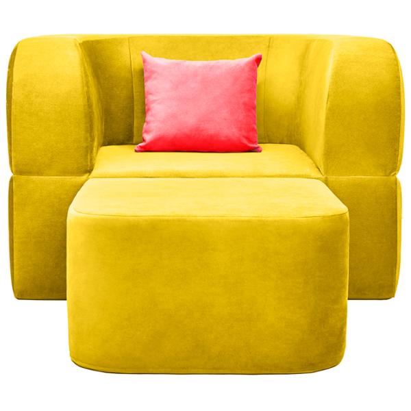 Fotoliu Edka Vega  Yellow photo 1
