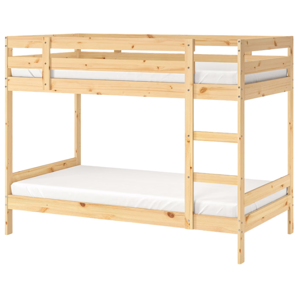 Pat pentru copii Ikea Mydal 90 x 200 cm / Masiv / Wood photo 1