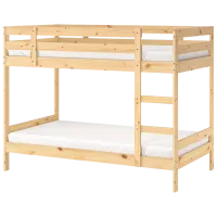 Pat pentru copii Ikea Mydal 90 x 200 cm / Masiv / Wood