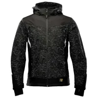 Hanorac de lucru unisex Seven kings CROSS SOFTSHELL Black / 310 g/m2