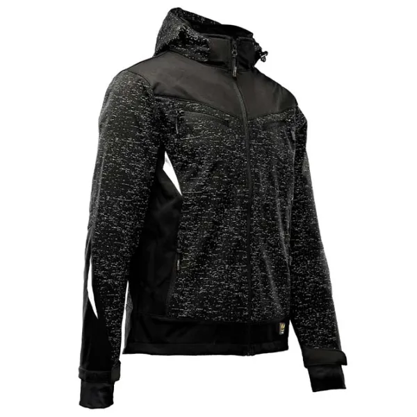 Hanorac de lucru unisex Seven kings CROSS SOFTSHELL Black / 310 g/m2 photo 2