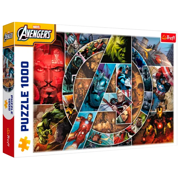 Пазл 2D Trefl Avengers: Heroes 12+/ Количество деталей: 1000 photo 1