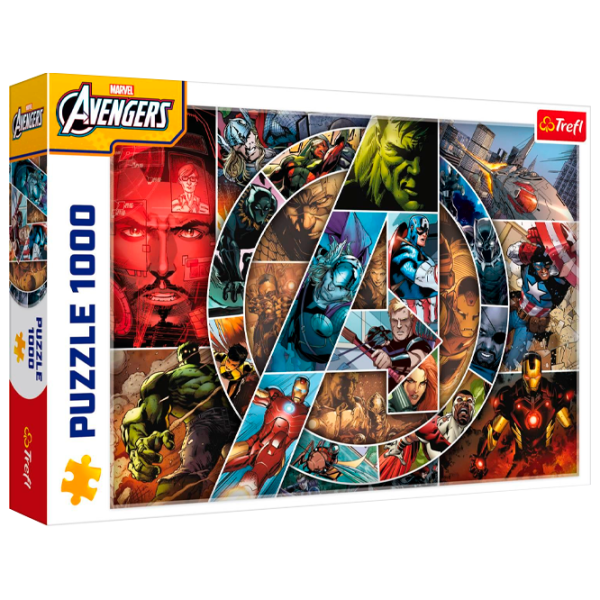 Пазл 2D Trefl Avengers: Heroes 12+/ Количество деталей: 1000 photo 1