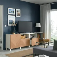 Тумба под телевизор Ikea Besta 74 x 240 x 42см / МДФ photo 2
