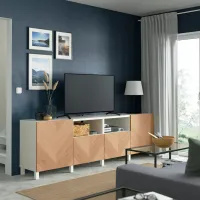 Тумба под телевизор Ikea Besta 74 x 240 x 42см / МДФ photo 3