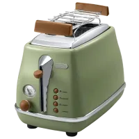 Тостер DeLonghi CTOV 2103 GR Механическое / 900 Вт / Оливковый Зелёный