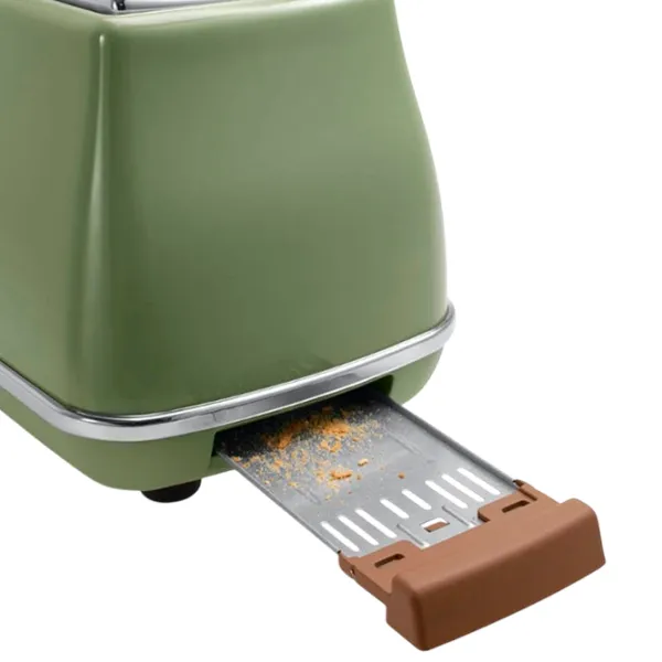 Toster DeLonghi CTOV 2103 GR Mecanic / 900 W / Olive Green photo 2