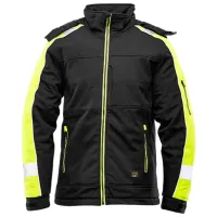 Hanorac de lucru unisex Seven kings Rival Softshell Black / 320 g/m2