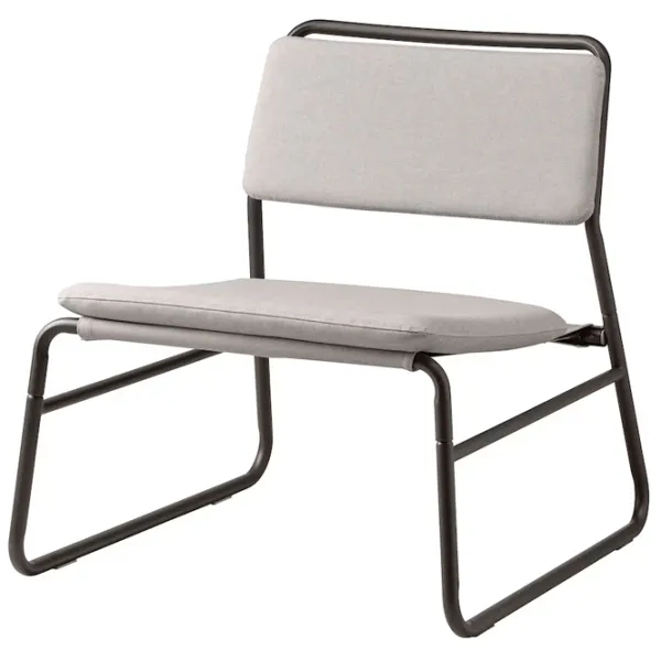 Кресло Ikea Linneback/Orrsta Черный Светло Серый photo 1