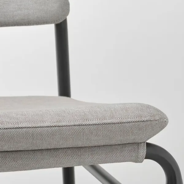 Кресло Ikea Linneback/Orrsta Черный Светло Серый photo 4