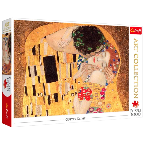 Puzzle 2D Trefl The Kiss 12+/ Numărul de piese: 1000 photo 1