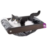 Когтеточка для кошек Petrebels PR Wall of Rebels Lazy 50  / На стене / Венге