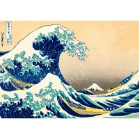 Puzzle 2D Trefl The Great Wave of Kanagawa 12+/ Numărul de piese: 1000 photo 2
