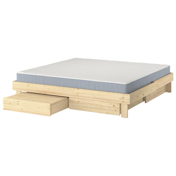 Pat Ikea Glamberget/Vesteroy 160 x 200 cm / Masiv / Wood photo 1