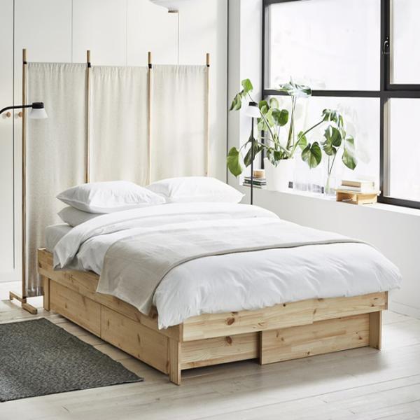 Pat Ikea Glamberget/Vesteroy 160 x 200 cm / Masiv / Wood photo 9