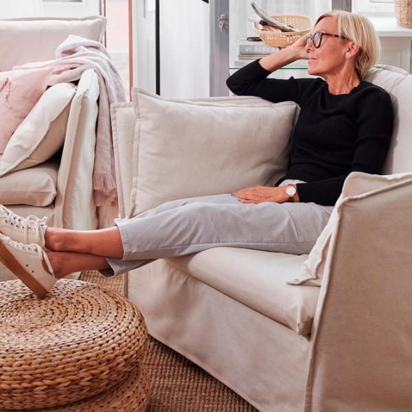 Кресло Ikea Backsalen/Katorp Черный Бежевый photo 2 Кресло Ikea Backsalen/Katorp Черный Бежевый photo 2