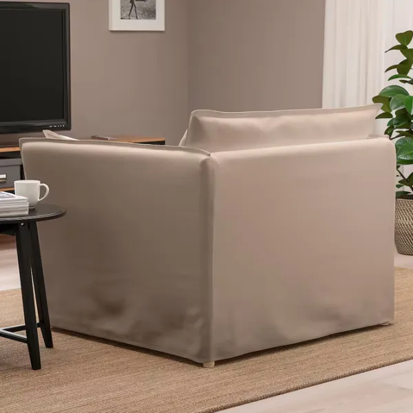 Кресло Ikea Backsalen/Katorp Черный Бежевый photo 3 Кресло Ikea Backsalen/Katorp Черный Бежевый photo 3