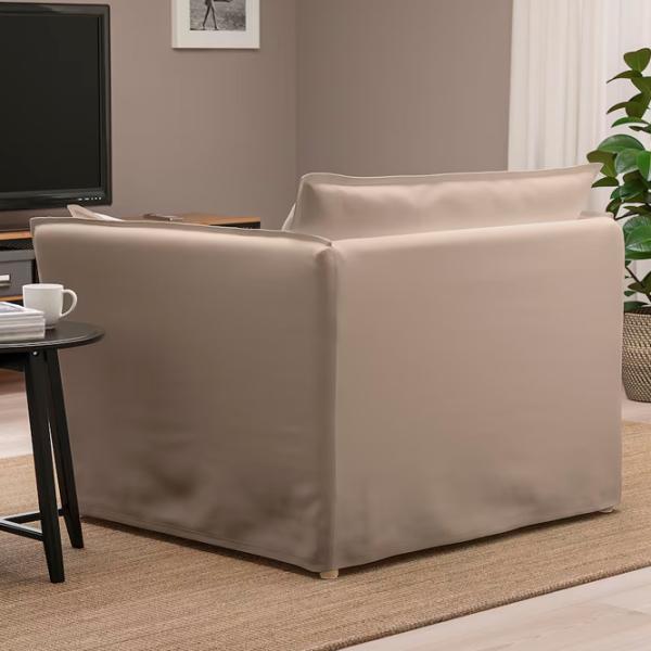 Кресло Ikea Backsalen/Katorp Черный Бежевый photo 3 Кресло Ikea Backsalen/Katorp Черный Бежевый photo 3