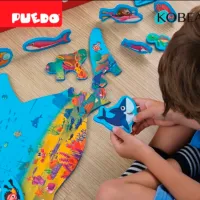 Магнитный пазл Puedo Sea World 3+/ Количество деталей: 35 photo 3