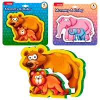 Магнитный пазл Puedo Mommy & Baby 3+/ Количество деталей: 6