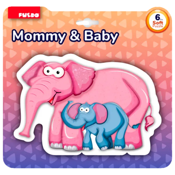 Магнитный пазл Puedo Mommy & Baby 3+/ Количество деталей: 6 photo 2