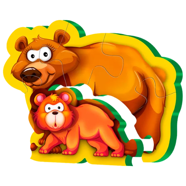 Магнитный пазл Puedo Mommy & Baby 3+/ Количество деталей: 6 photo 3