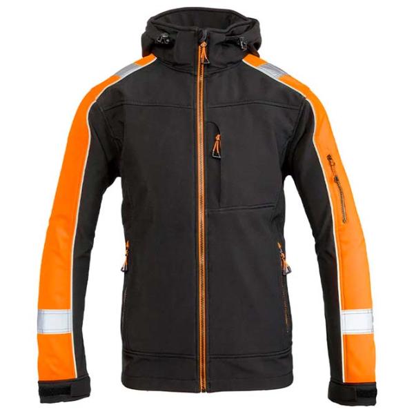 Hanorac de lucru unisex BENEFIT Rival Softshell Black / 320 g/m2 photo 1