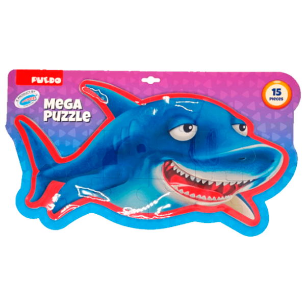 Puzzle 2D Puedo Mega Puzzle 3+/ Numărul de piese: 15 photo 1