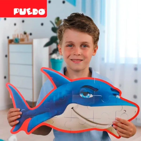 Puzzle 2D Puedo Mega Puzzle 3+/ Numărul de piese: 15 photo 3