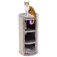 Когтеточка для кошек Petrebels Champions Only Superdome 100  / Напольная / Capucino