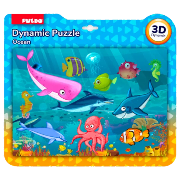 Puzzle 3D Puedo Dynamic Puzzle 3+/ Numărul de piese: 17 photo 3
