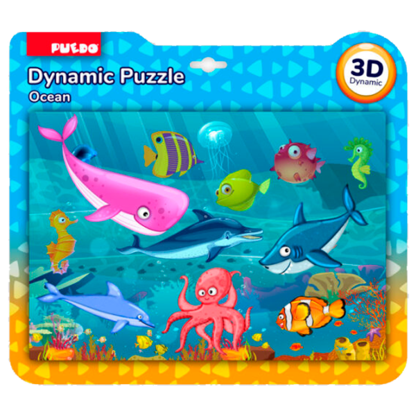 Puzzle 3D Puedo Dynamic Puzzle 3+/ Numărul de piese: 17 photo 3