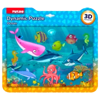 Пазл 3D Puedo Dynamic Puzzle 3+/ Количество деталей: 17 photo 3