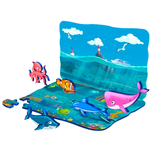 Puzzle 3D Puedo Dynamic Puzzle 3+/ Numărul de piese: 17 photo 4