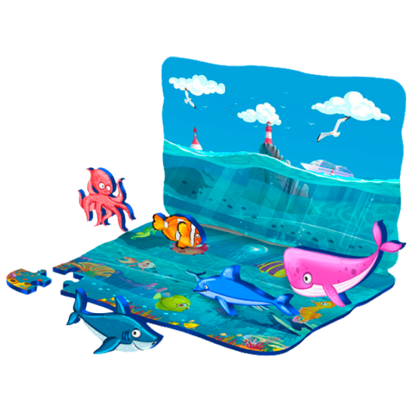 Puzzle 3D Puedo Dynamic Puzzle 3+/ Numărul de piese: 17 photo 4