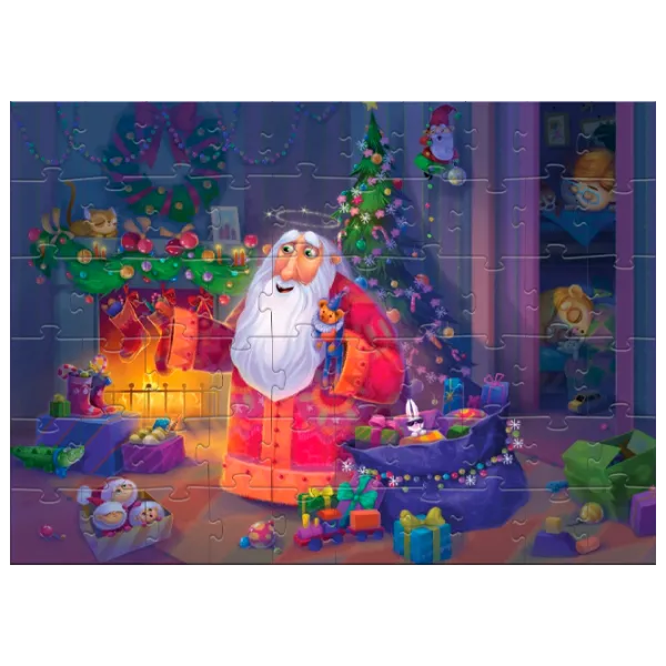Пазл 2D DoDo Magic time 4+/ Количество деталей: 60 photo 1