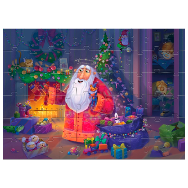 Пазл 2D DoDo Magic time 4+/ Количество деталей: 60 photo 1
