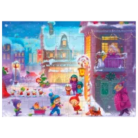 Пазл 2D DoDo Holiday Town 4+/ Количество деталей: 60